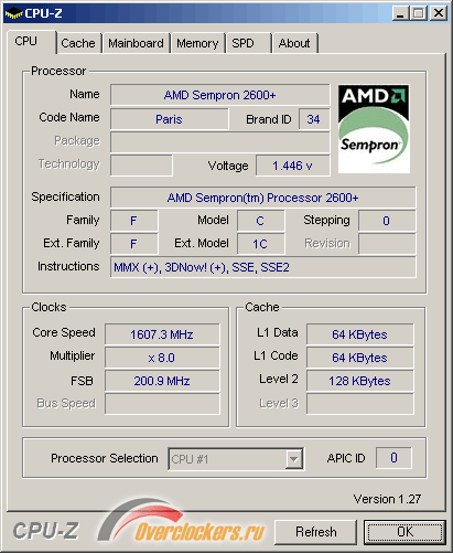 Разгон AMD Sempron 2600: руководство по оверклокингу
