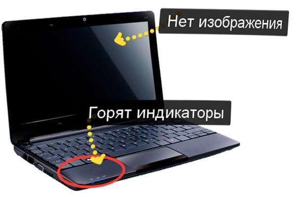 Решение проблемы темного экрана на ноутбуке